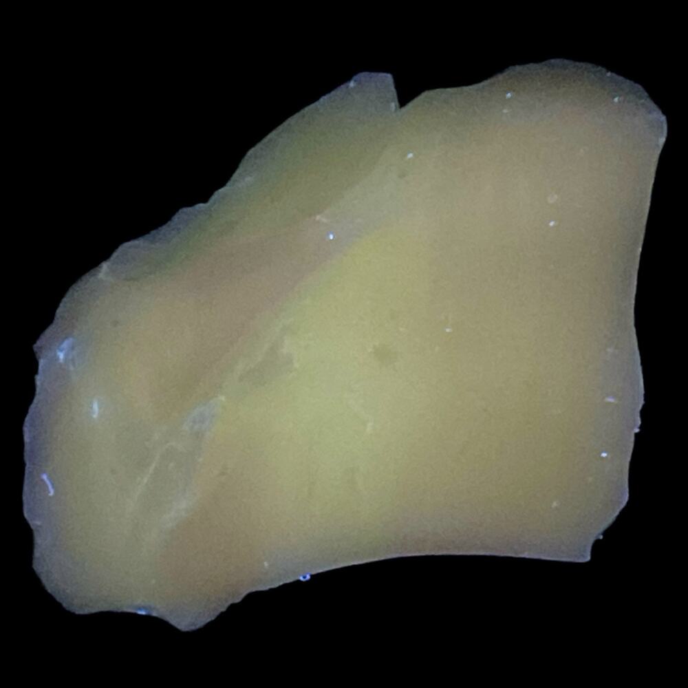 Lime Green Art Glass Cullet Glowing Manganese Slag Glass #5GL66
